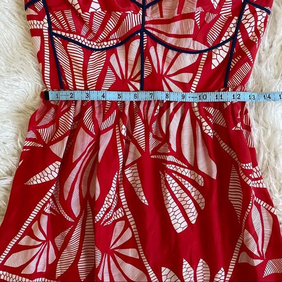 Alice & Trixie Veronique Red Strapless Silk Dress - Picture 16 of 16